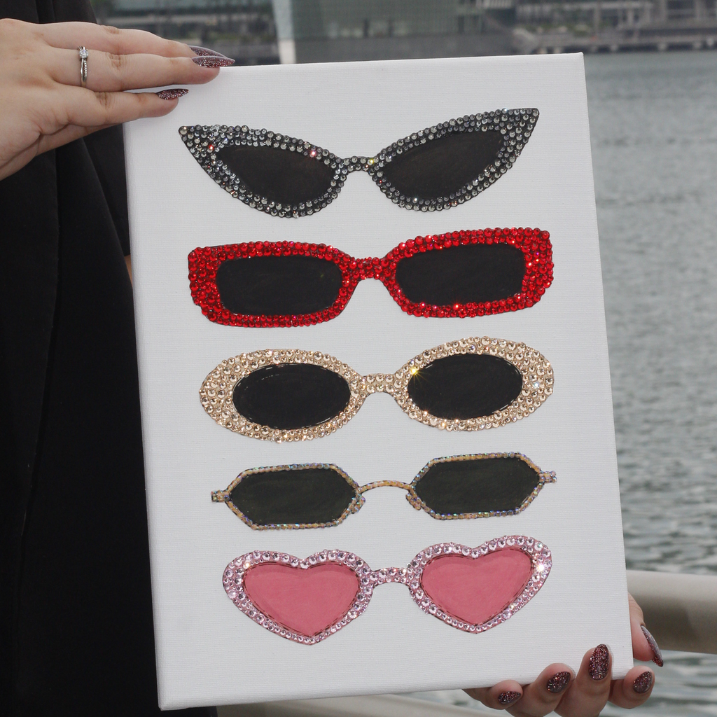 Statement Sunglasses Premade Canvas