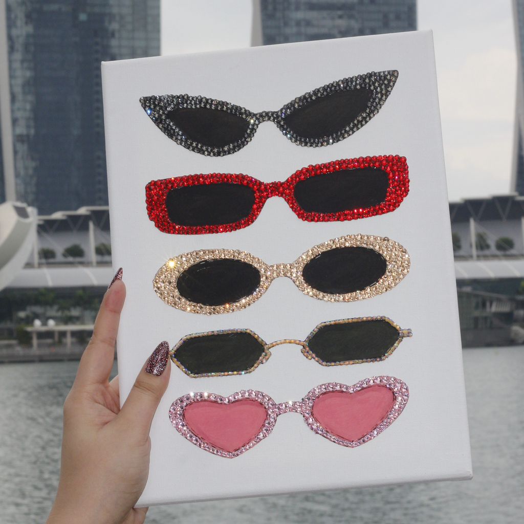 Statement Sunglasses Premade Canvas