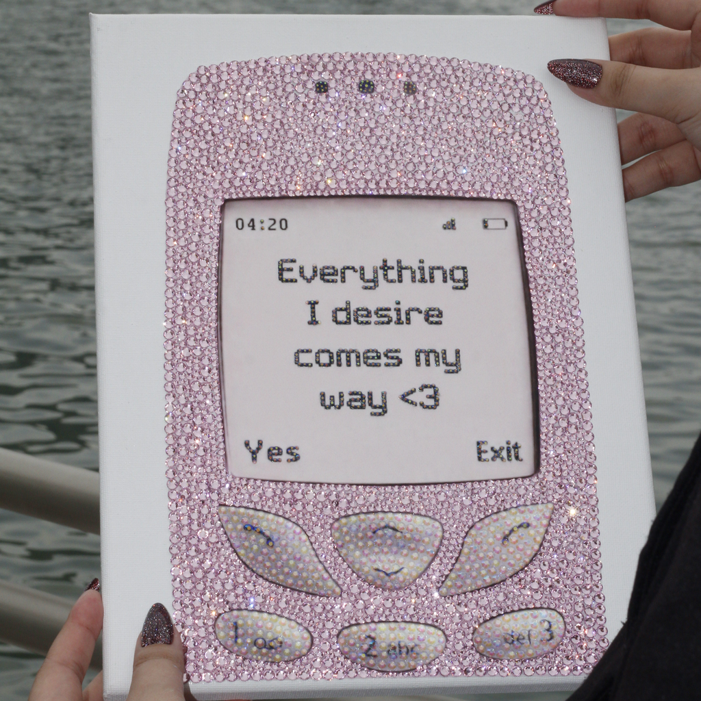 Manifestation Phone Premade Canvas