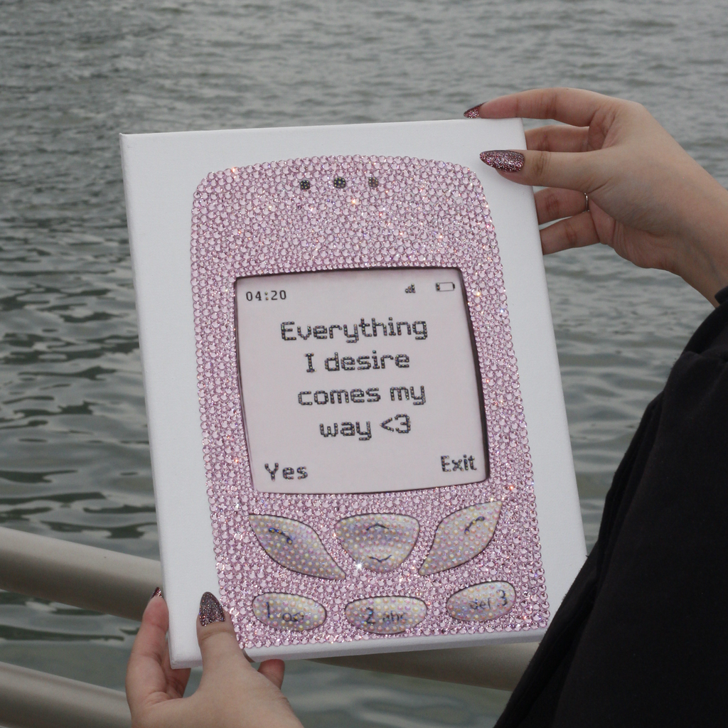 Manifestation Phone Premade Canvas