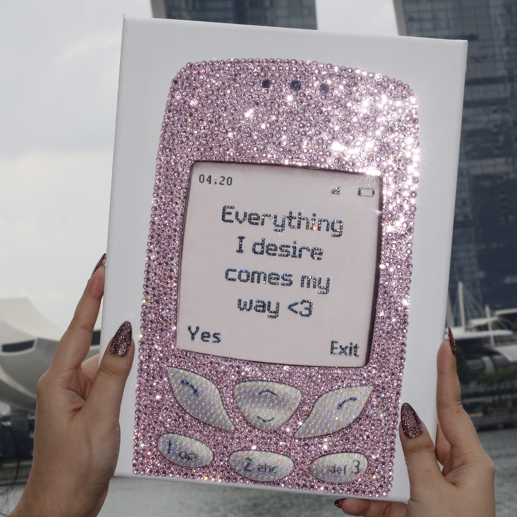 Manifestation Phone Premade Canvas