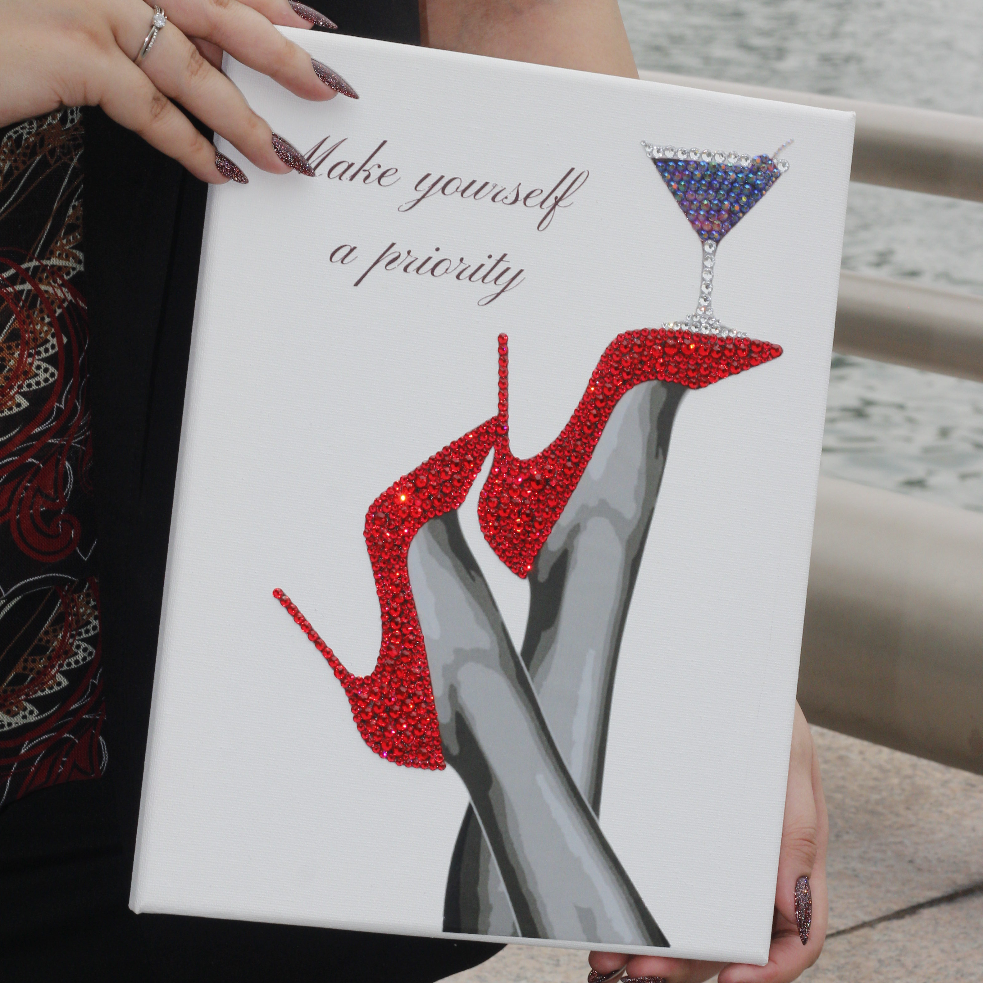Make Yourself a Priority Premade Canvas