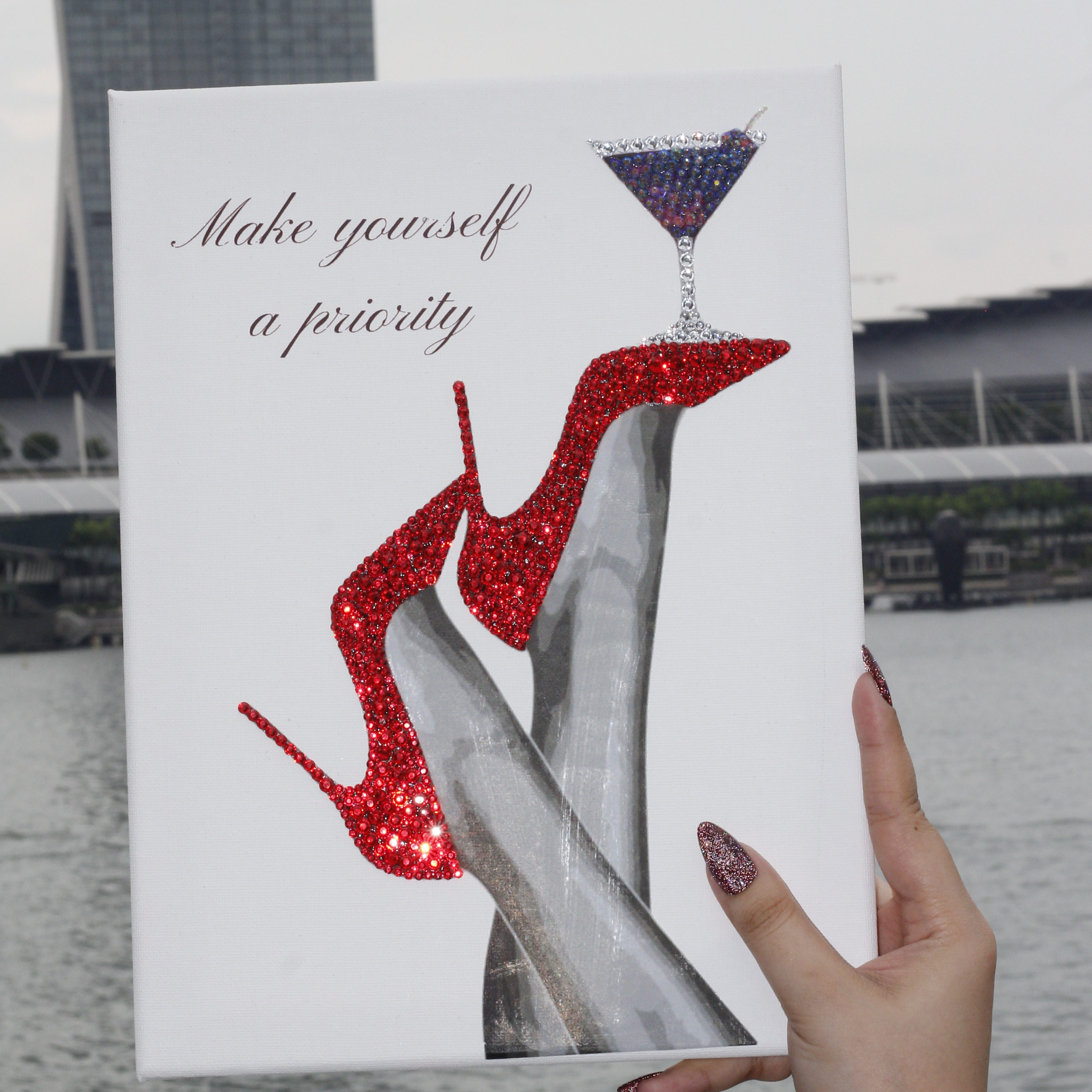 Make Yourself a Priority Premade Canvas