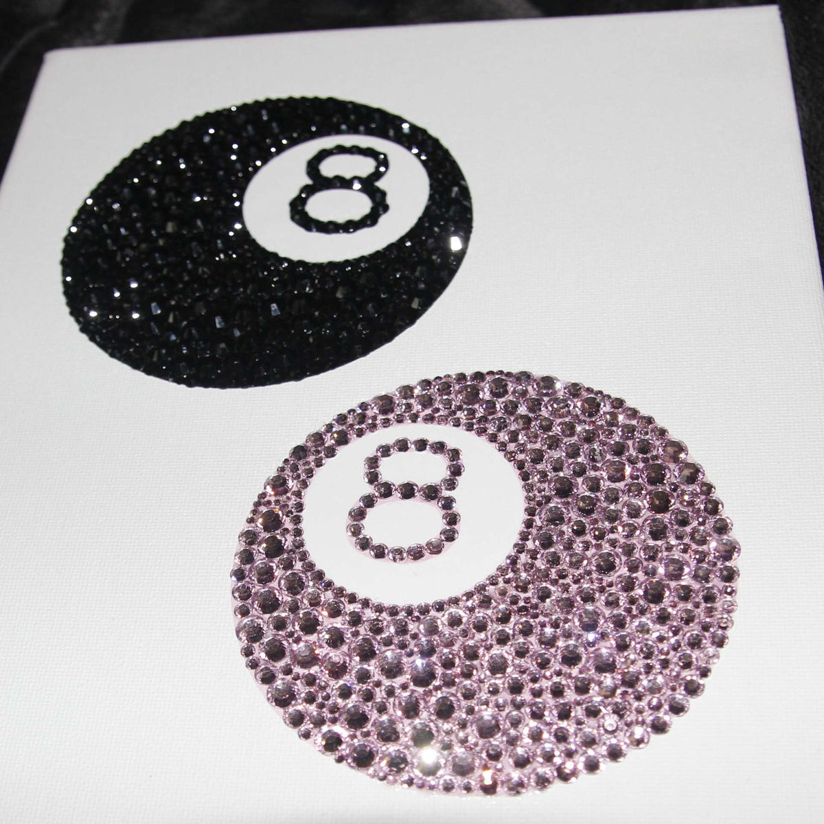 Lucky Ball 8 (Black and Pink) DIY Kit
